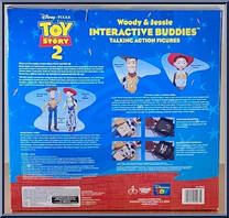 Woody & Jessie from Toy Story 2 - Talking Interactive Buddies manufactured by Thinkway Toys [Back]