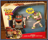 Sparks / Laser Blast Buzz Lightyear from Toy Story 3 - Deluxe manufactured by Mattel [Front]