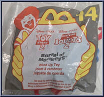 Barrel of Monkeys (Wind Up Toy) from Toy Story - Toy Story 2 manufactured by McDonald's [Front]