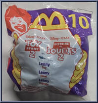 Lenny (Toy) from Toy Story - Toy Story 2 manufactured by McDonald's [Front]