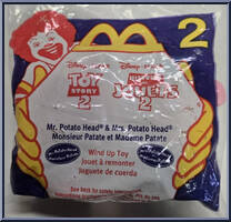 Mr. Potato Head & Mrs. Potato Head (Wind Up Toy) from Toy Story - Toy Story 2 manufactured by McDonald's [Front]