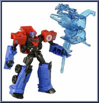 Optimus Prime & Grimlock from Transformers - Adventure Series - Wave 14 manufactured by Takara [Loose]