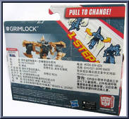 Grimlock from Transformers - Age of Extinction - Robots in Disguise - 1-Step! manufactured by Hasbro [Back]