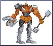 Grimlock (Spinning Mace) from Transformers - Age of Extinction - Robots in Disguise - Power Battlers manufactured by Hasbro [Loose]