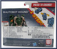 Hound (Autobot) from Transformers - Age of Extinction - Robots in Disguise - 1-Step! manufactured by Hasbro [Back]