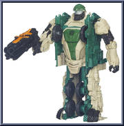 Hound (Quick Draw) (Autobot) from Transformers - Age of Extinction - Robots in Disguise - Power Battlers manufactured by Hasbro [Loose]
