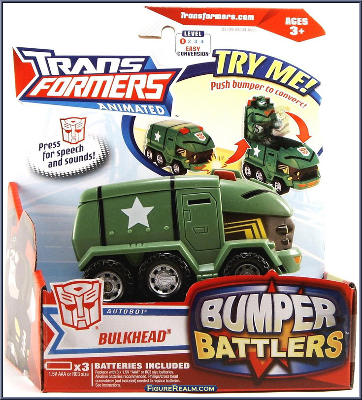 Bulkhead - Transformers - Animated - Bumper Battlers - Hasbro Action Figure Bulkhead - Transformers - Animated - Bumper Battlers - Hasbro Action Figure