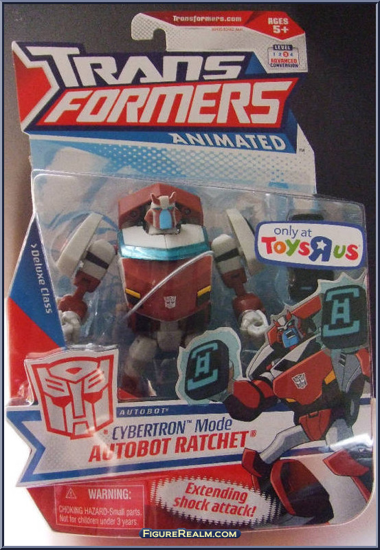 Autobot Ratchet (Cybertron Mode) (Toys R Us) - Transformers - Animated - Exclusives - Hasbro Action Figure Autobot Ratchet (Cybertron Mode) (Toys R Us) - Transformers - Animated - Exclusives - Hasbro Action Figure