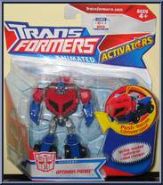 Optimus Prime from Transformers - Animated - Activators manufactured by Hasbro [Front]
