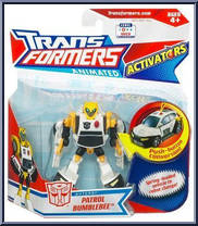 Patrol Bumblebee from Transformers - Animated - Activators manufactured by Hasbro [Front]