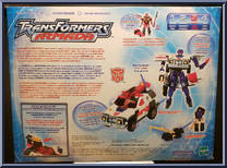 Red Alert with Longarm from Transformers - Armada - Maxcon Assortment manufactured by Hasbro [Back]