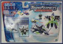 Thrust with Inferno from Transformers - Armada - Supercon Assortment manufactured by Hasbro [Back]