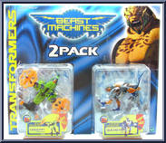 Obsidian / Quickstrike from Transformers - Beast Machines - 2-Packs manufactured by Hasbro [Front]