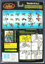 Cheetor from Transformers - Beast Wars - Transmetals - Deluxe manufactured by Hasbro [Back]
