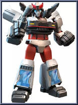 Bluestreak (1/9) from Transformers - Galaxy Version 01 - Roll Out manufactured by Blokees [Loose]