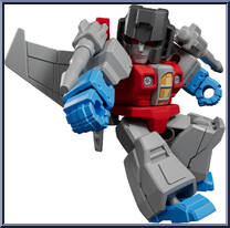 Starscream (1/24) from Transformers - Defender Version 02 - The Overthrow manufactured by Blokees [Loose]