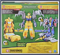 Bumbleswoop from Transformers - Bumblebee Cyberverse Adventures - Combiners manufactured by Hasbro [Back]