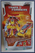 Rodimus from Transformers - Classics - Deluxe manufactured by Hasbro [Back]