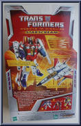 Starscream from Transformers - Classics - Deluxe manufactured by Hasbro [Back]