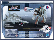 Maverick (2022) from Transformers - Collaborative - Top Gun manufactured by Hasbro [Back]
