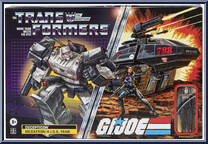 Megatron H.I.S.S. Tank / Baroness from Transformers - Collaborative - G.I. Joe manufactured by Hasbro [Front]