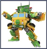 Party Wallop from Transformers - Collaborative - Teenage Mutant Ninja Turtles manufactured by Hasbro [Loose]