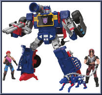 Soundwave Dreadnok / Thunder Machine from Transformers - Collaborative - G.I. Joe manufactured by Hasbro [Loose]
