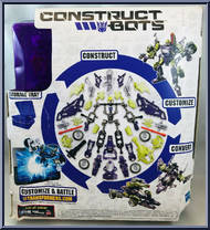 Blitzwing from Transformers - Construct-Bots - Triple Changer manufactured by Hasbro [Back]