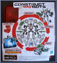 Wheeljack from Transformers - Construct-Bots - Elite manufactured by Hasbro [Back]