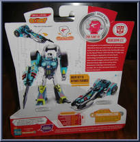 Brakedown GTS from Transformers - Cybertron - Scout Class manufactured by Hasbro [Back]