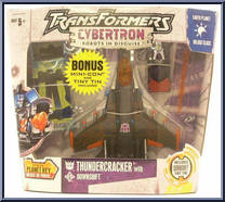 Thundercracker with Downshift from Transformers - Cybertron - Wal-Mart Exclusives manufactured by Hasbro [Front]