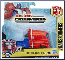 Optimus Prime from Transformers - Cyberverse - 1-Step Changers manufactured by Hasbro [Front]