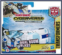 Jazz from Transformers - Cyberverse - Power of the Spark - 1-Step Changers manufactured by Hasbro [Front]