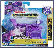 Shockwave from Transformers - Cyberverse - Power of the Spark - 1-Step Changers manufactured by Hasbro [Front]