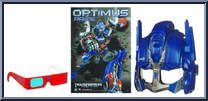 Optimus Prime from Transformers - Dark of the Moon - Robo Power Cinemask 3D Glasses manufactured by Hasbro [Loose]