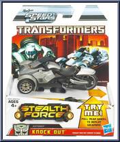Knock Out from Transformers - Dark of the Moon - Speed Stars Stealth Force manufactured by Hasbro [Front]