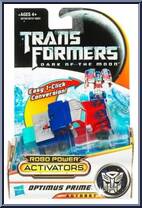 Optimus Prime from Transformers - Dark of the Moon - Robo Power Activators manufactured by Hasbro [Front]
