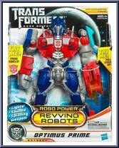 Optimus Prime from Transformers - Dark of the Moon - Robo Power Revving Robots manufactured by Hasbro [Front]