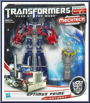 Optimus Prime from Transformers - Dark of the Moon - Mechtech Voyager manufactured by Hasbro [Front]