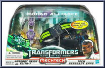Skids / Elita 1 / Tech Sergeant Epps from Transformers - Dark of the Moon - Mechtech Human Alliance manufactured by Hasbro [Front]
