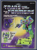 Bonecrusher from Transformers - Generation 1 - Series 2 manufactured by Hasbro [Front]
