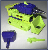 Bonecrusher from Transformers - Generation 1 - Series 2 manufactured by Hasbro [Loose]
