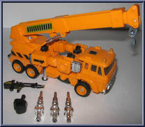 Grapple from Transformers - Generation 1 - Series 2 manufactured by Hasbro [Loose]
