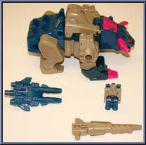 Horri-Bull (Headmaster) from Transformers - Generation 1 - Series 5 manufactured by Hasbro [Loose]