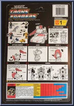 Jazz from Transformers - Generation 1 - Legends - Pretender Classics manufactured by Hasbro [Back]