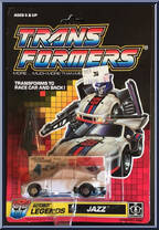 Jazz from Transformers - Generation 1 - Legends - Pretender Classics manufactured by Hasbro [Front]