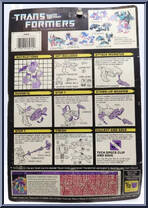 Overbite from Transformers - Generation 1 - Series 5 manufactured by Hasbro [Back]