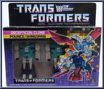 Pounce / Wingspan from Transformers - Generation 1 - Series 4 manufactured by Hasbro [Front]