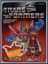 Powerglide from Transformers - Generation 1 - Series 2 manufactured by Hasbro [Front]