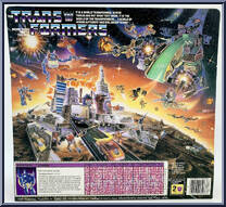 Scourge from Transformers - Generation 1 - Series 3 manufactured by Hasbro [Back]